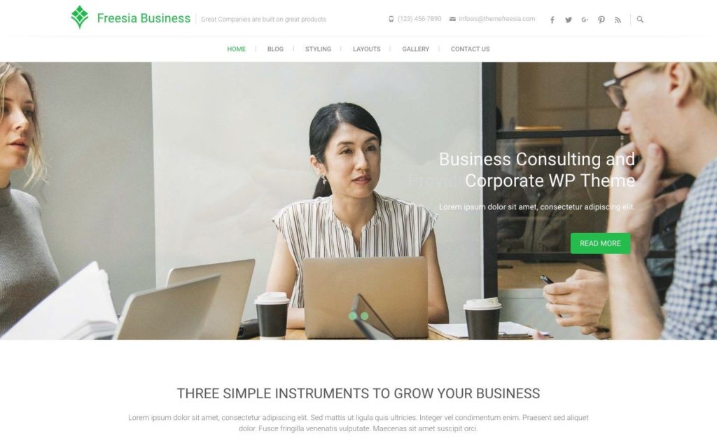 freesia-business-wordpress-theme